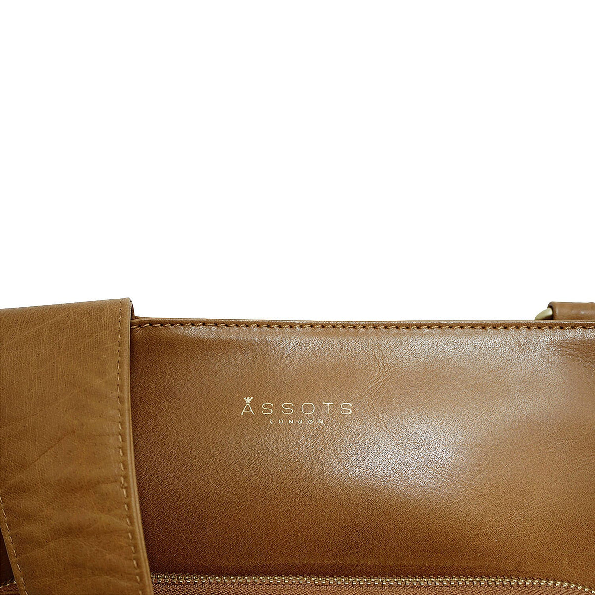 Assots London Canary Tan Vintage Leather Sling Crossbody Bag V32513188 4