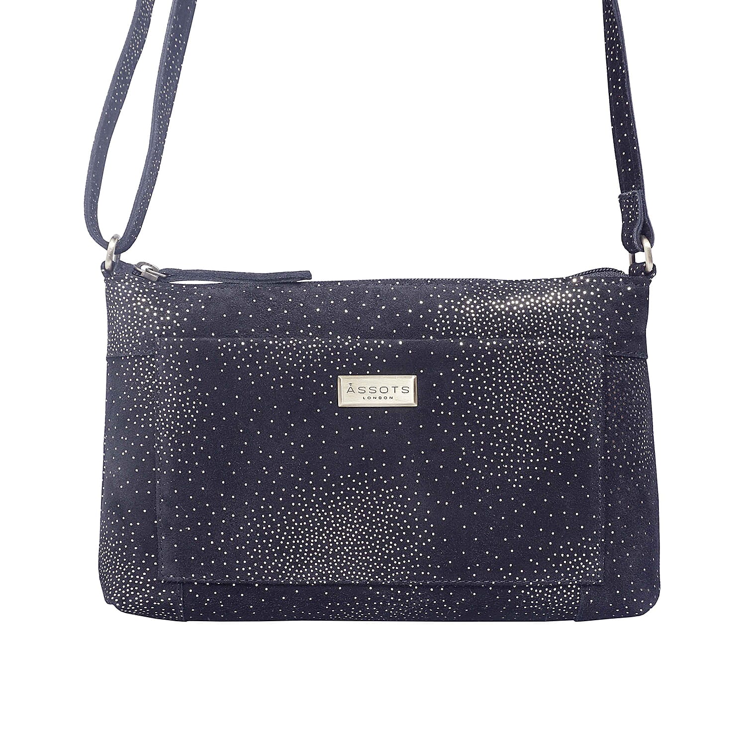 Assots London Liz Genuine Leather Crossbody Bag - Navy 7167958 0