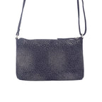 Assots London LIZ Genuine Leather Crossbody Bag (Size 27x15x5 cm) - Navy