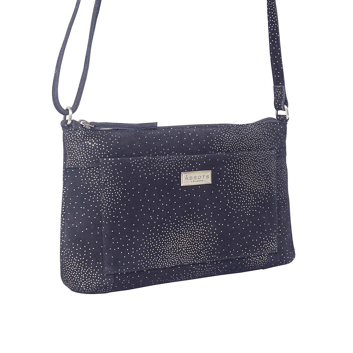 Assots London Liz Genuine Leather Crossbody Bag - Navy 7167958 2