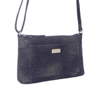 Assots London LIZ Genuine Leather Crossbody Bag (Size 27x15x5 cm) - Navy