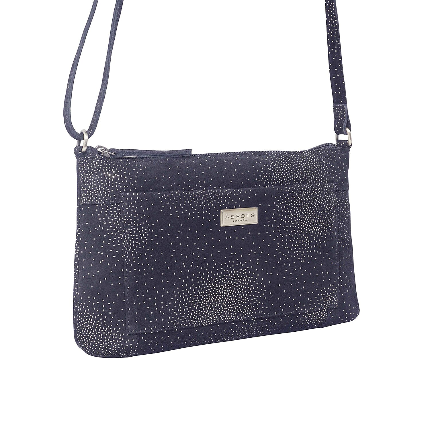 Assots London Liz Genuine Leather Crossbody Bag - Navy 7167958 2