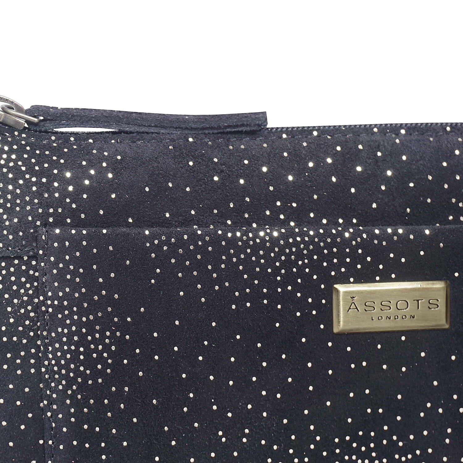 Assots London Liz Genuine Leather Crossbody Bag - Navy 7167958 5