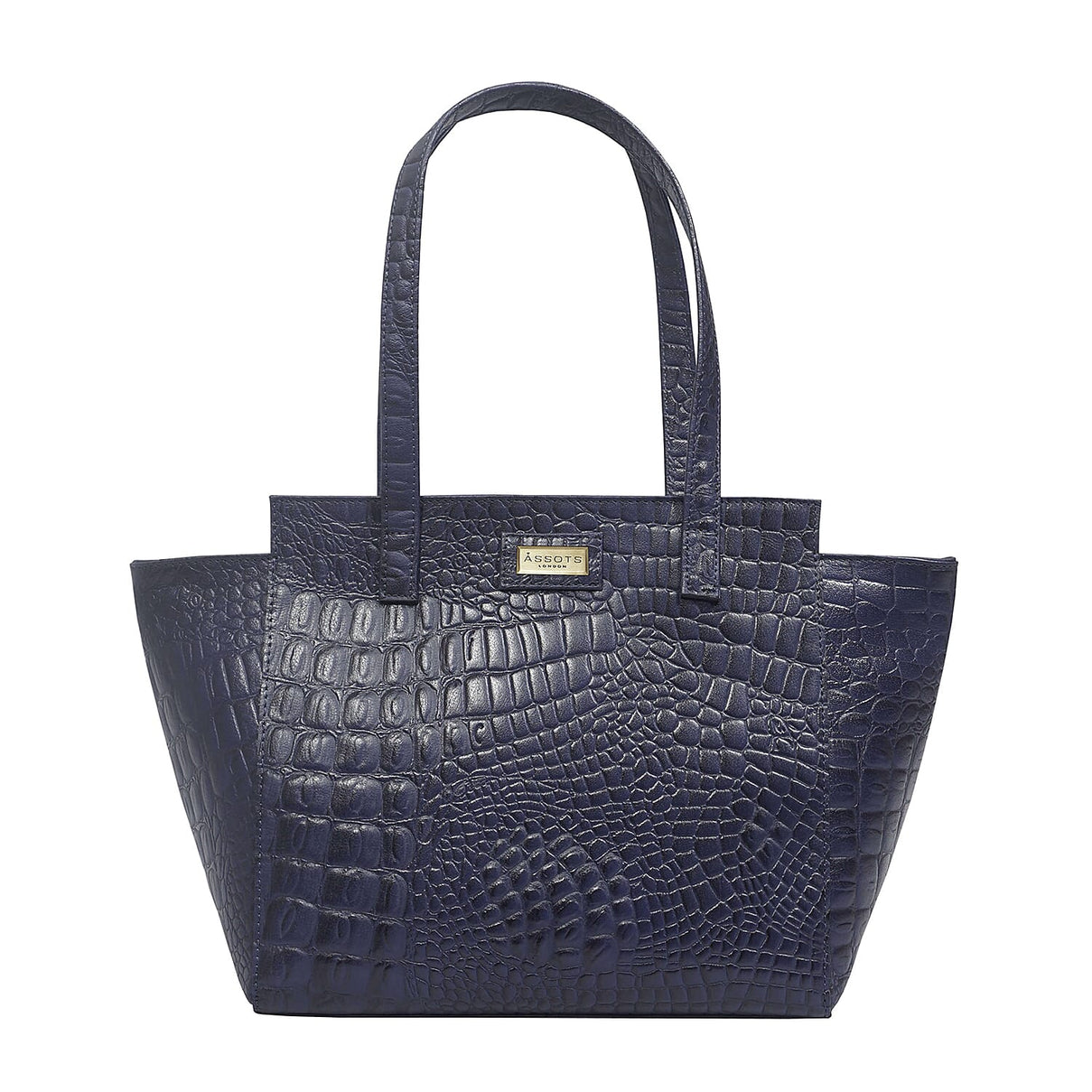 Assots London Genuine Leather Eileen Tote Bag - Navy 7079208 0