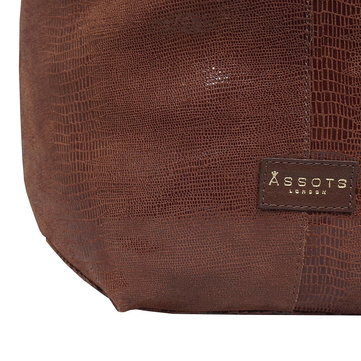Assots London Genuine Leather Hilary Hobo Bag - Brown 7079182 4