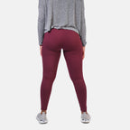 Aura Boutique Super Soft Leggings (Size L) - Wine