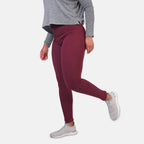 Aura Boutique Super Soft Leggings (Size L) - Wine