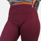Aura Boutique Super Soft Leggings (Size L) - Wine