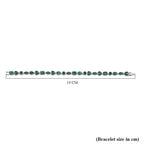 Austrian Green Crystal Bracelet (Size - 7.5)