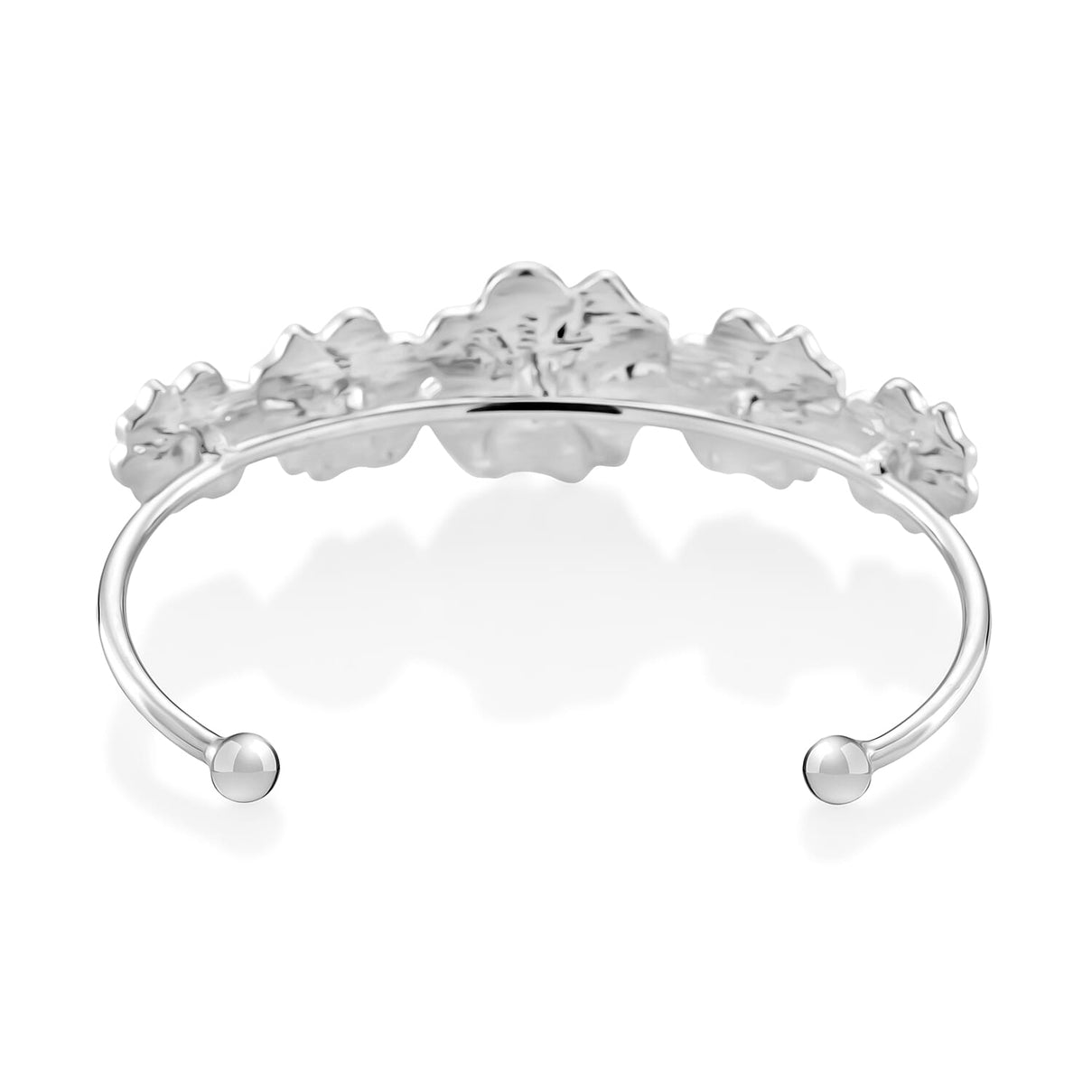 Austrian Black Crystal Cuff Bangle (Size 8) in Silver Tone 8243633 5