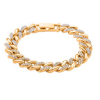 Austrian White Crystal Bracelet (Size - 7.5)