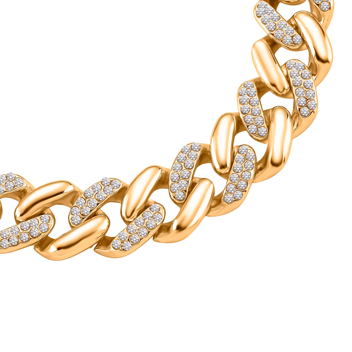 Austrian White Crystal Bracelet (Size - 7.5) 8164280 4