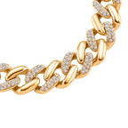 Austrian White Crystal Bracelet (Size - 7.5)