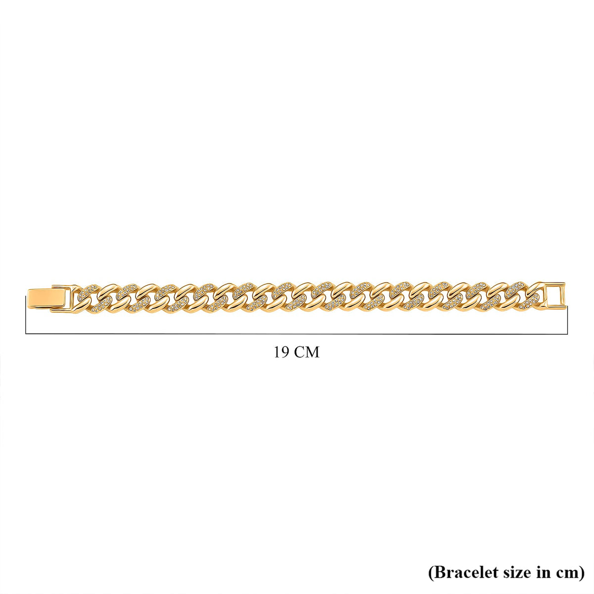 Austrian White Crystal Bracelet (Size - 7.5) 8164280 6