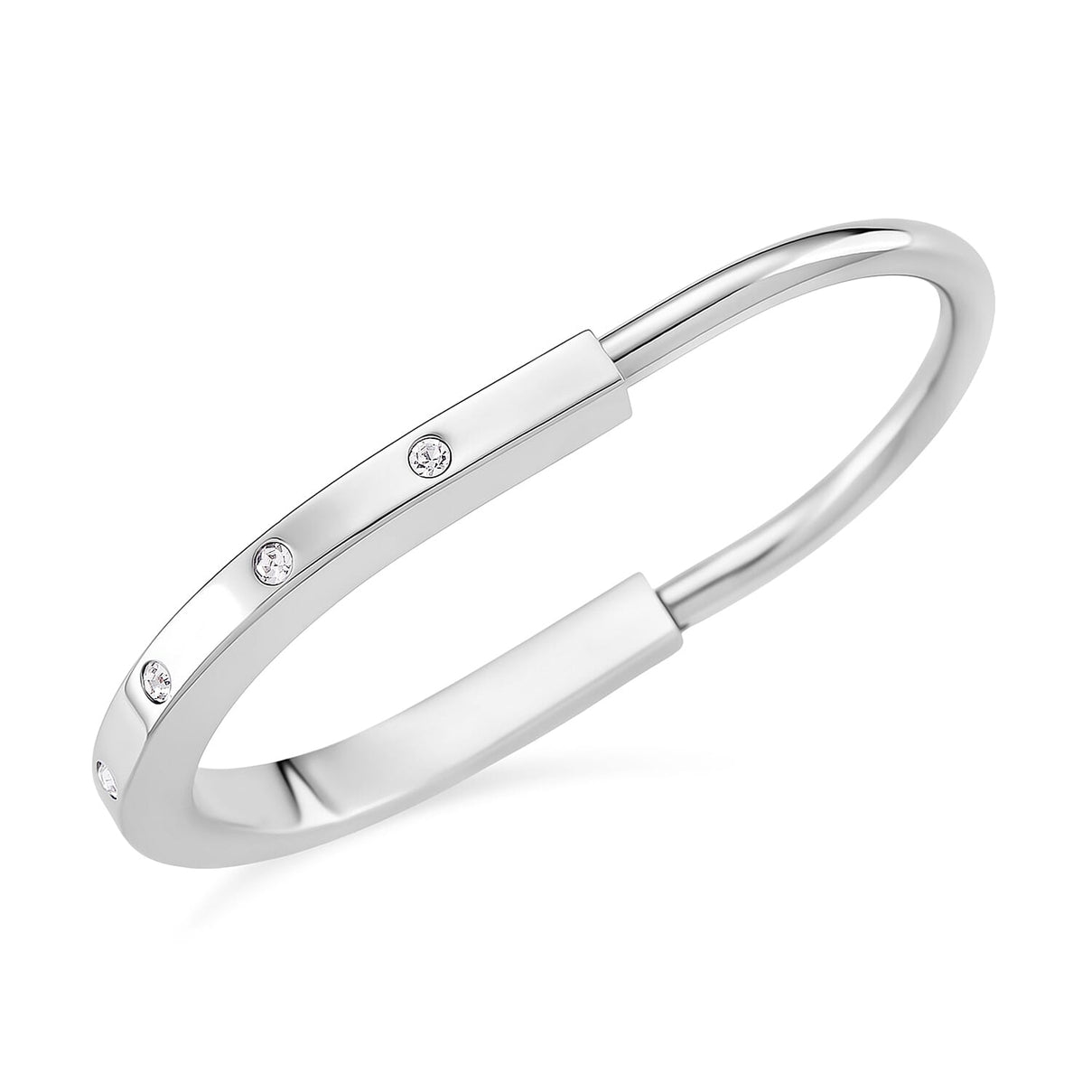 Austrian White Crystal Cuff Bangle 8239313 0