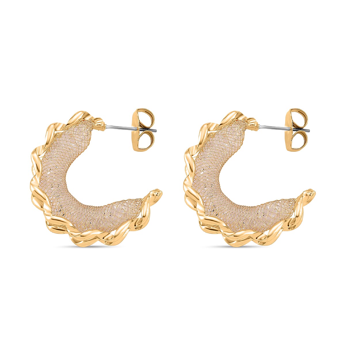 NY Close Out Deal-Austrian White Crystal Earring with Push Back in 8204596 4