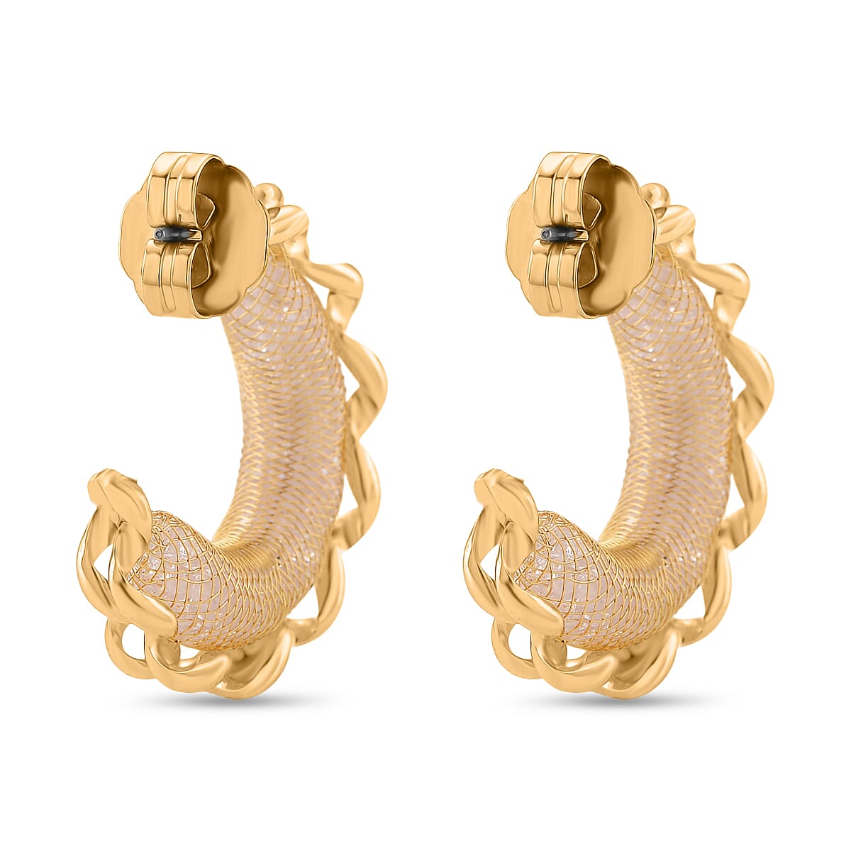 NY Close Out Deal-Austrian White Crystal Earring with Push Back in 8204596 5