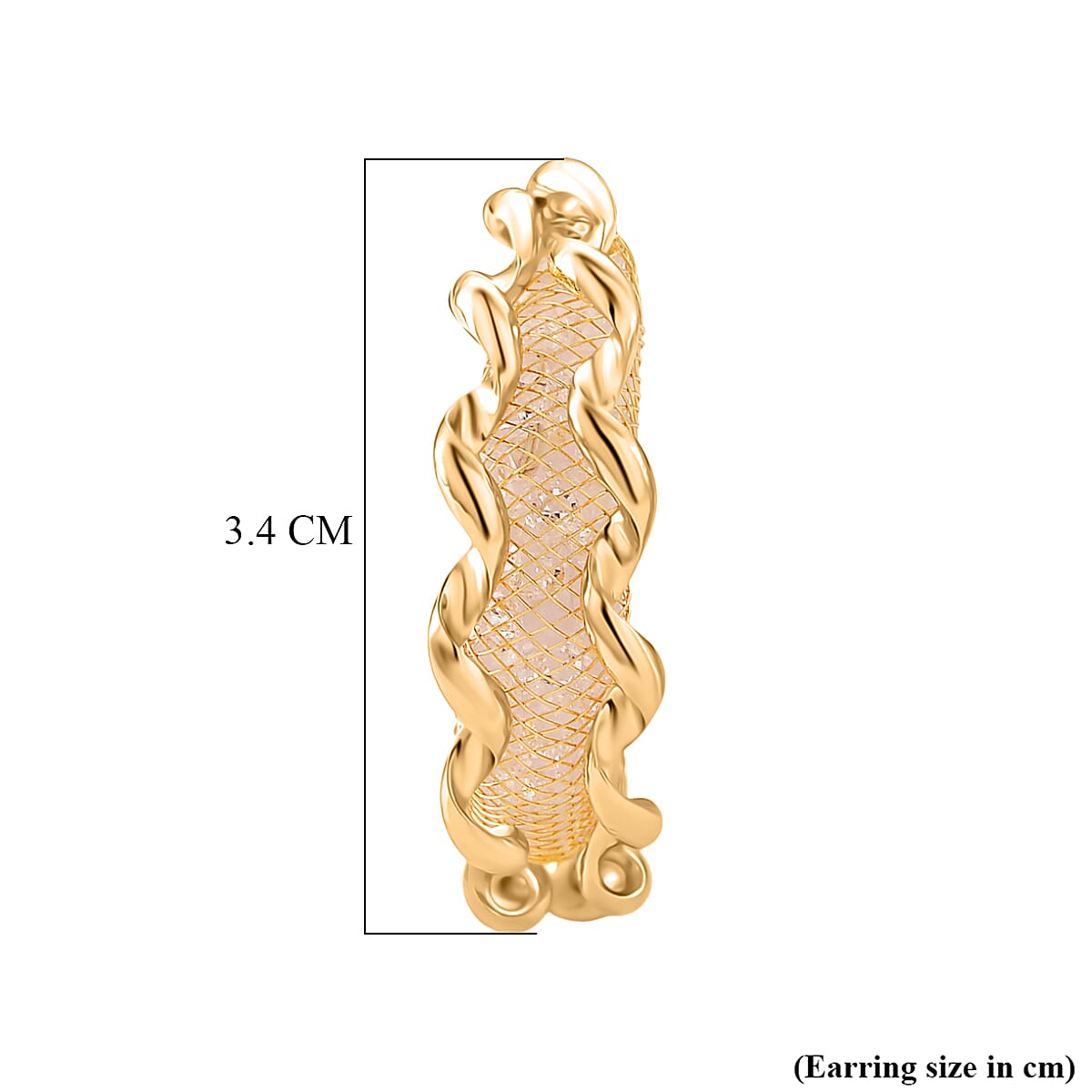 NY Close Out Deal-Austrian White Crystal Earring with Push Back in 8204596 6