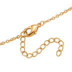 Designer Inspired- Austrian White Crystal Necklace (Size - 30-2 EXT)