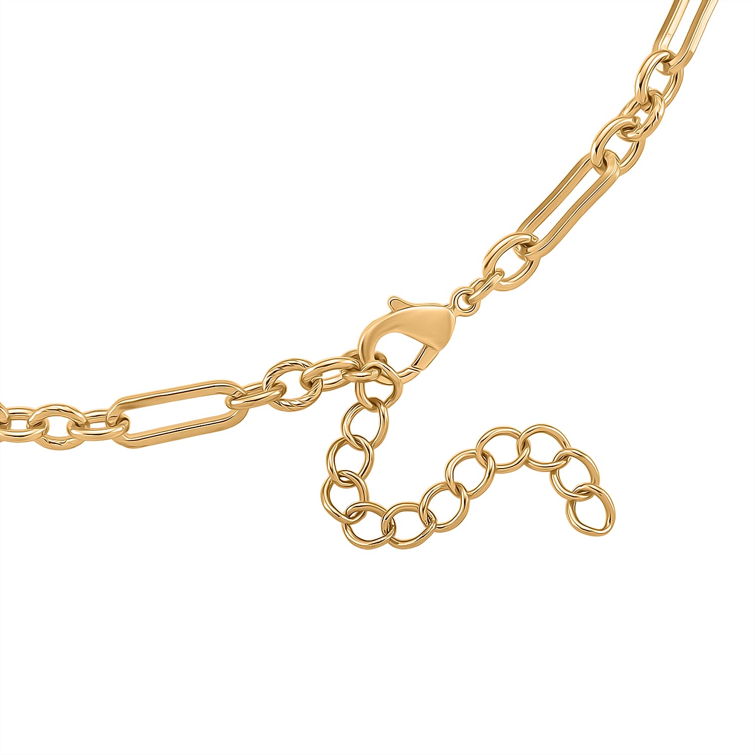 Austrian White Crystal Starburst Necklace (Size 19.5 - 2 Ext) in Yellow Gold Plated 8254353 3