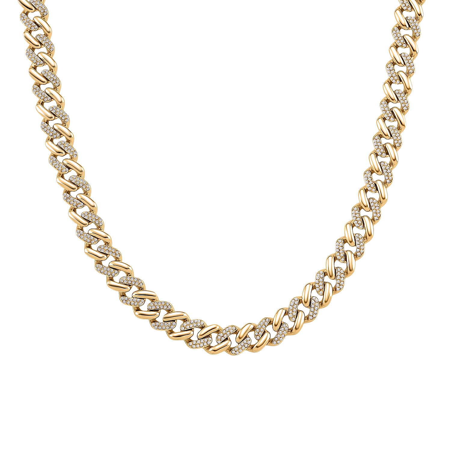 Austrian White Crystal Necklace (Size - 20) 8164277 0