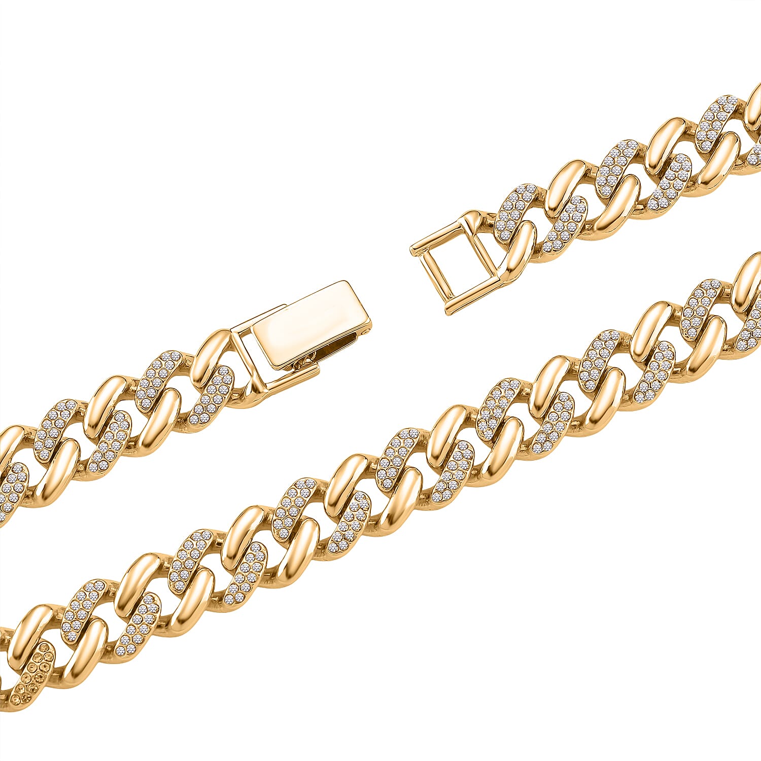 Austrian White Crystal Necklace (Size - 20) 8164277 4