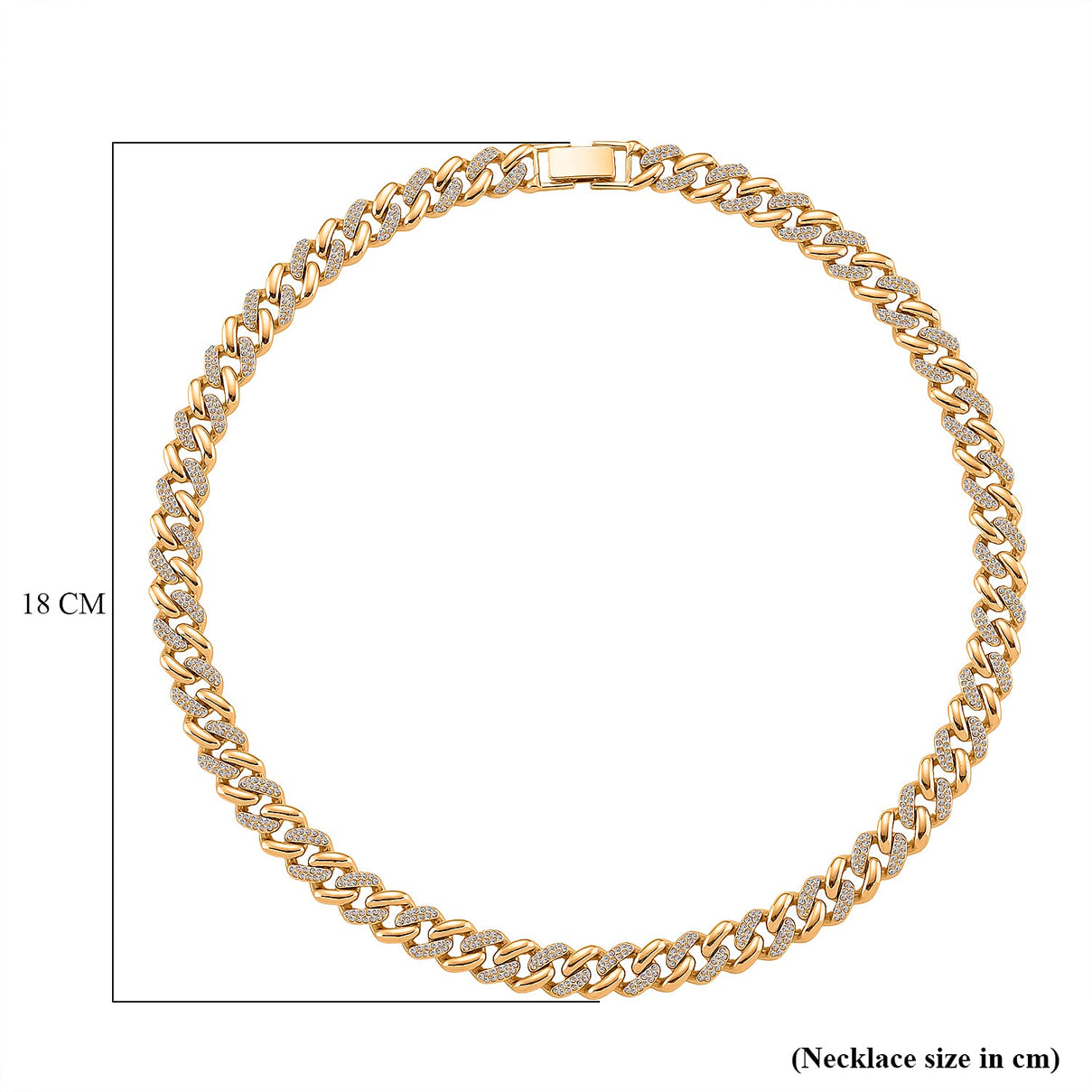 Austrian White Crystal Necklace (Size - 20) 8164277 6
