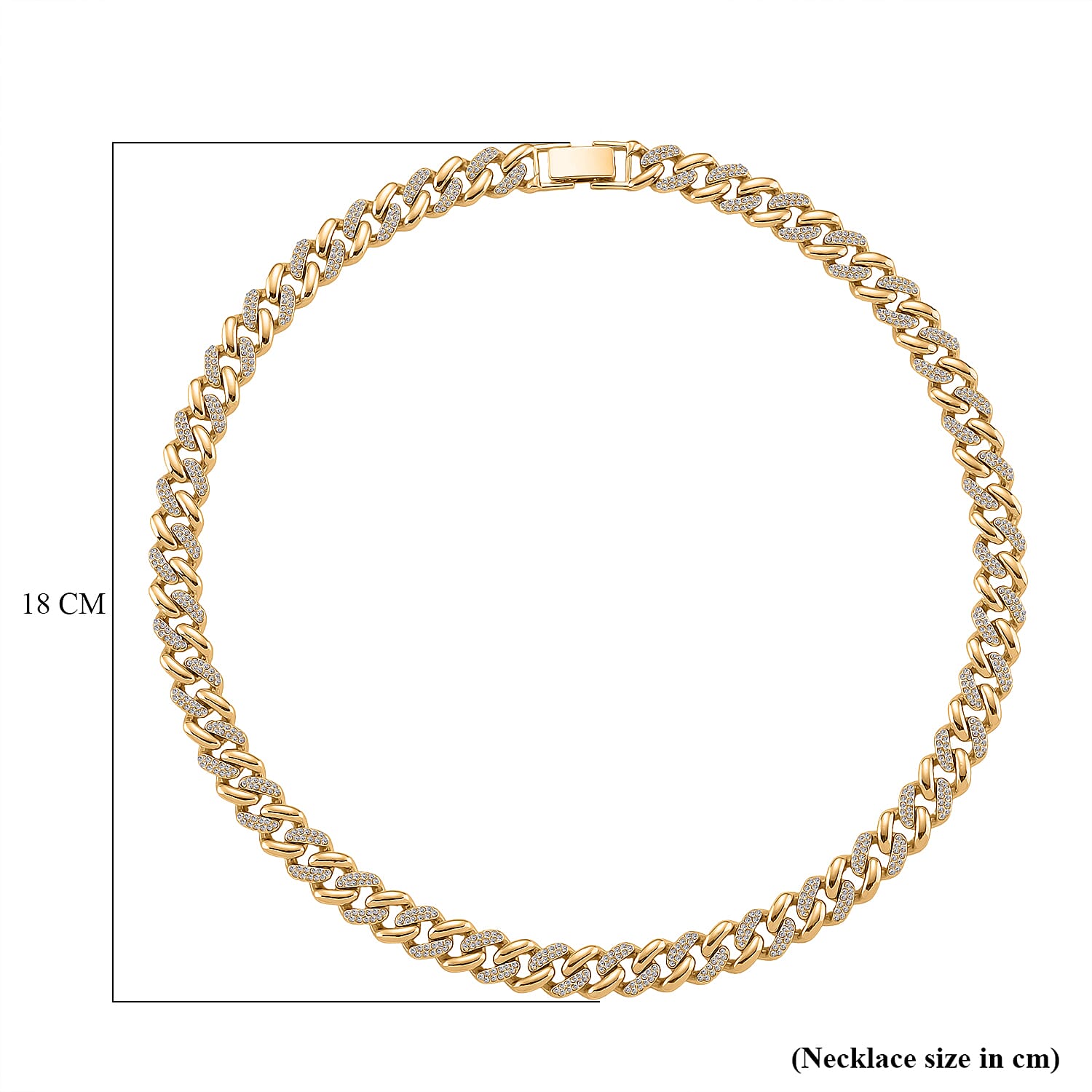 Austrian White Crystal Necklace (Size - 20) 8164277 6