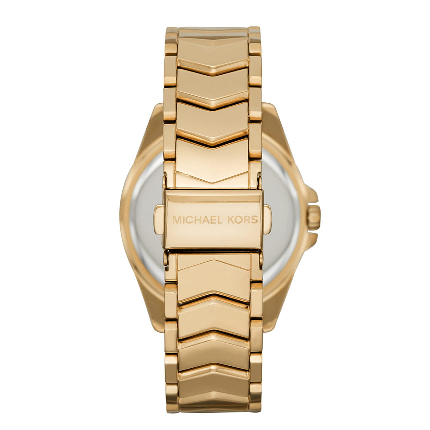 Michael Kors Whitney Quartz Movt. 5ATM WR Ladies Watch with Stainless Steel Chain Strap in Gold Tone 7888800 1