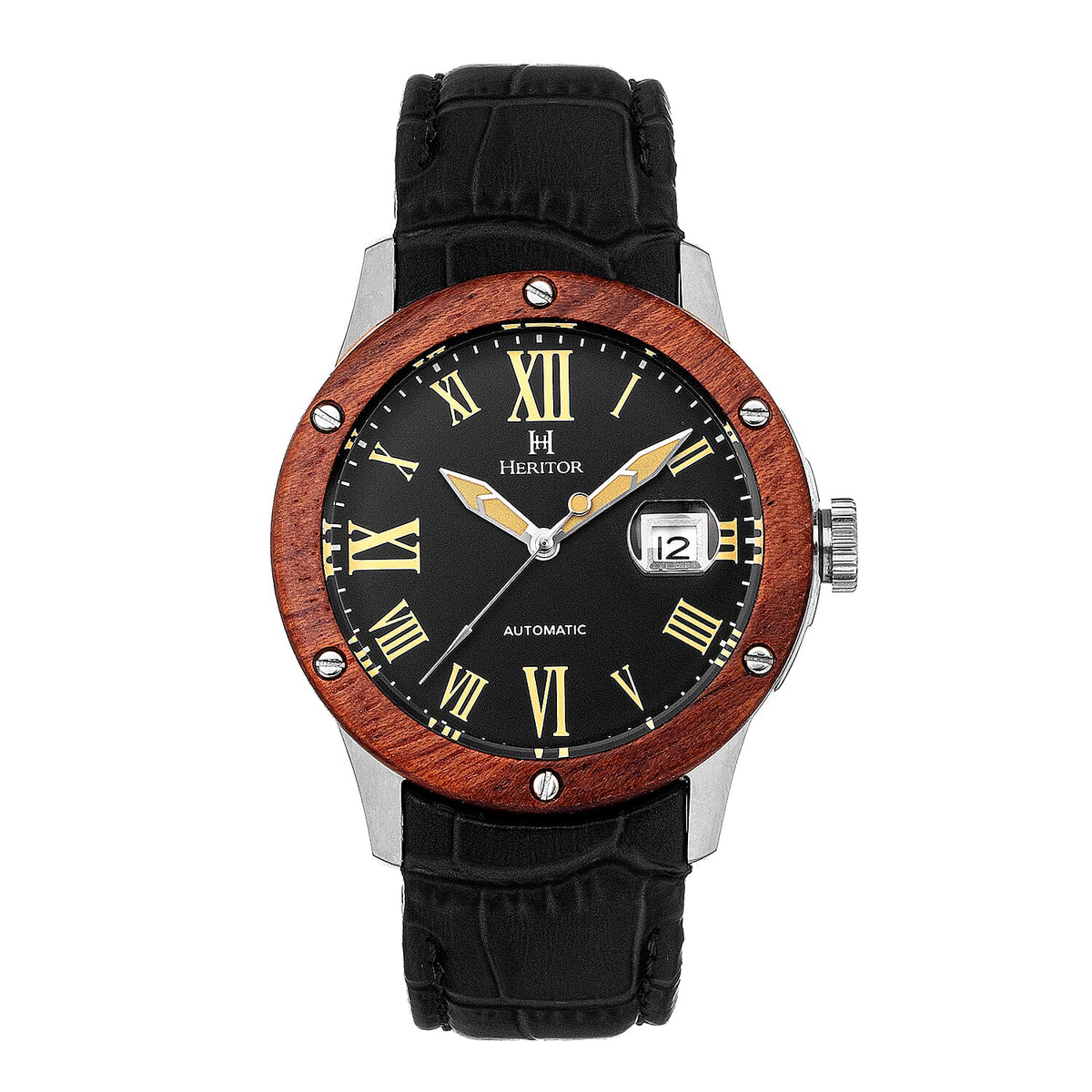Automatic Mens Watch in Leather 7674394 0