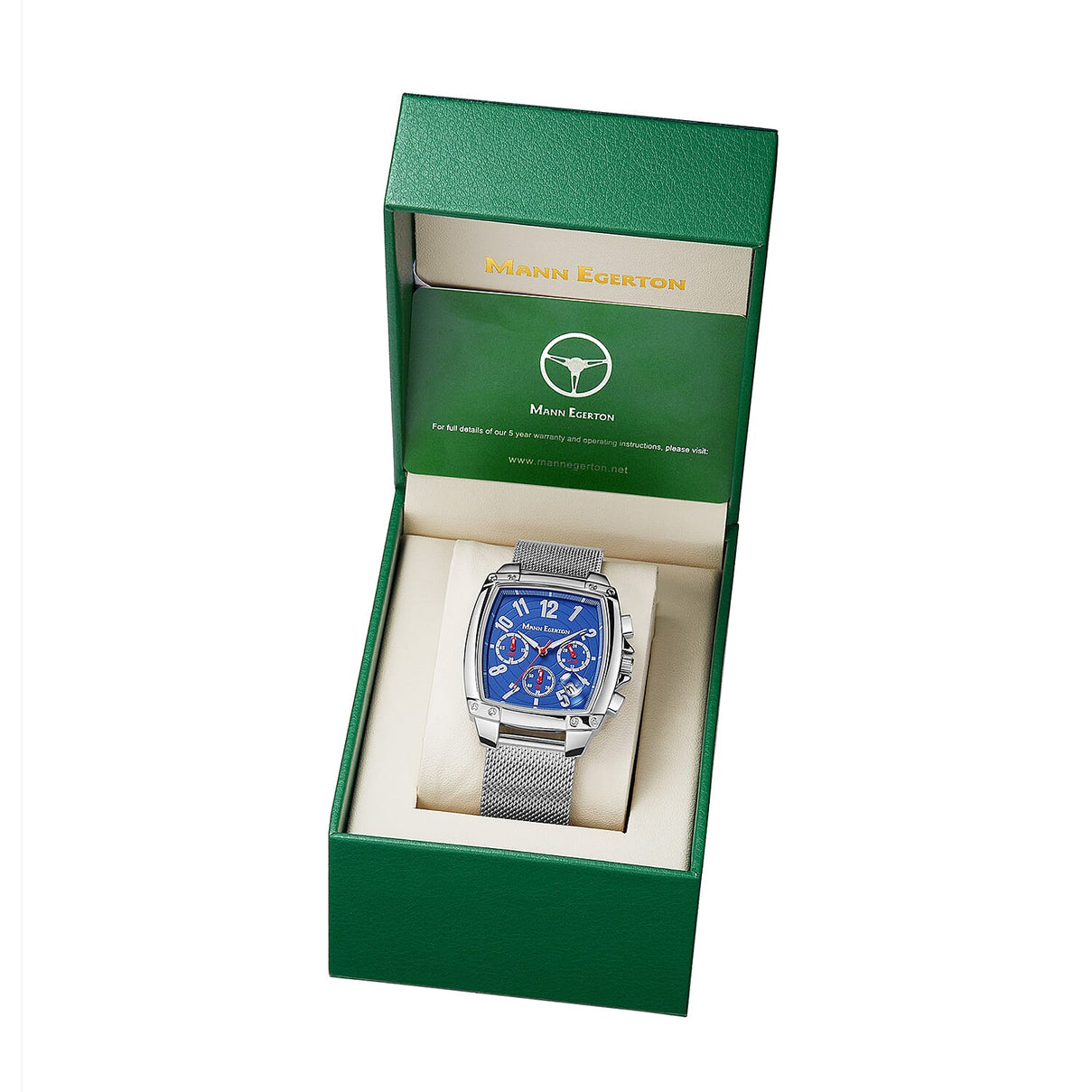 Limited Edition Mann Egerton Hand Assembled Impact in Steel Blue 7674427 1