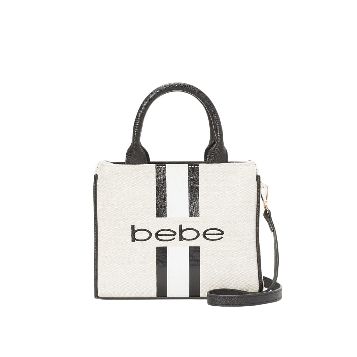 BEBE Leather Satchel (Size 7x8x4 cm) - Black V32665719 0