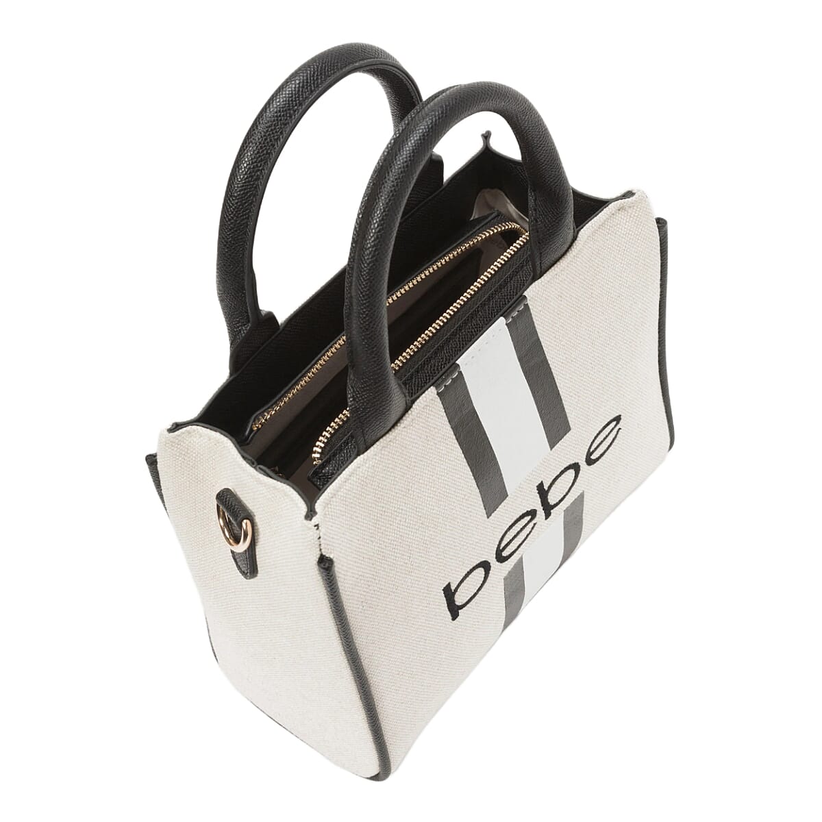 BEBE Leather Satchel (Size 7x8x4 cm) - Black V32665719 2