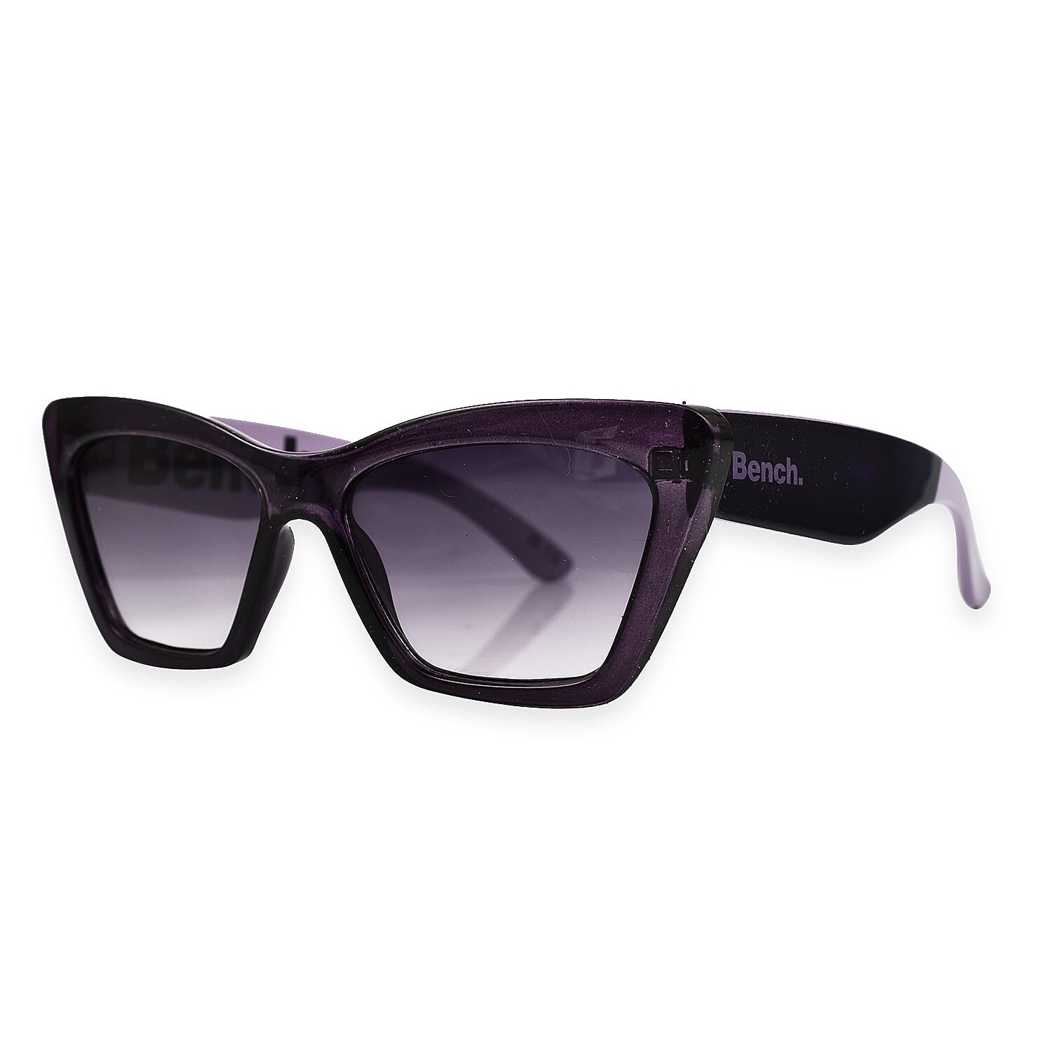 BENCH Cat Eye Sunglasses with Tips - Black &amp; Purple 7761468 1