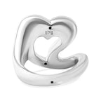 Sterling Silver Heart Ring, Silver Wt. 5.00 Gms.