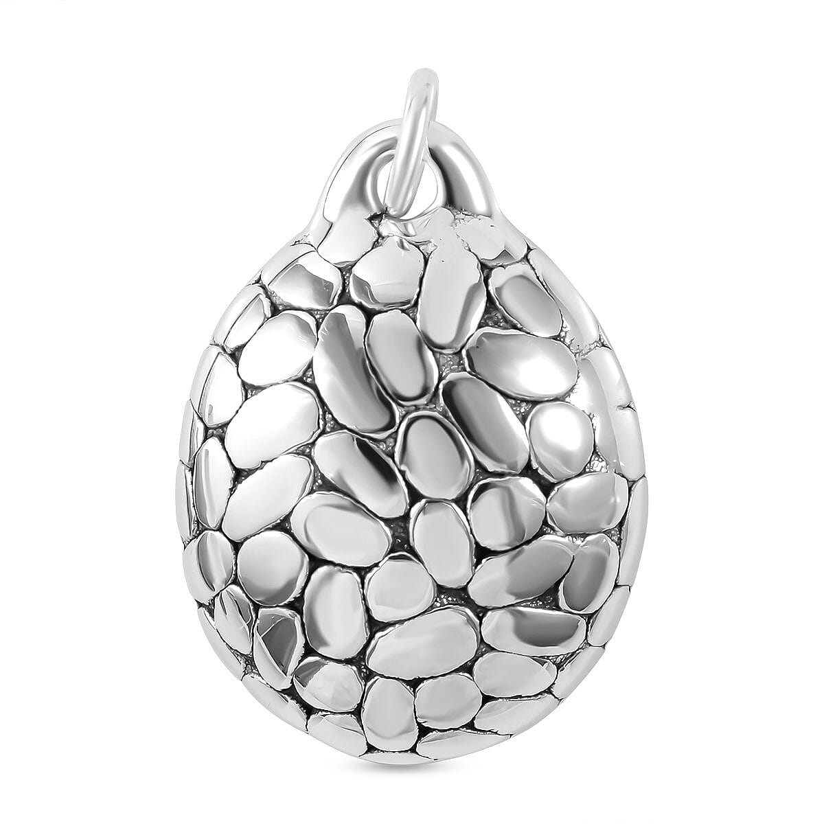 BKK Closeout - Sterling Silver Pebble Pendant 7253744 0