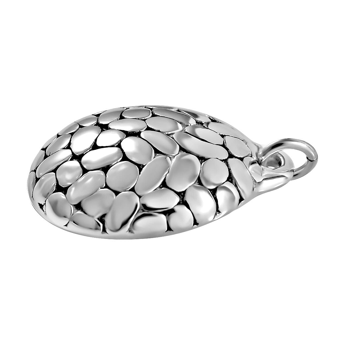 BKK Closeout - Sterling Silver Pebble Pendant 7253744 3