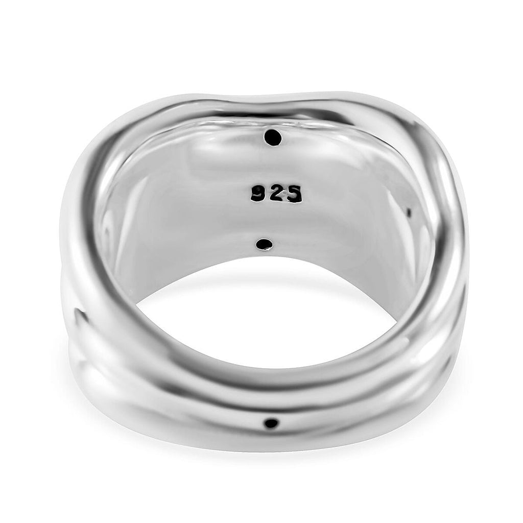 Sterling Silver Wave Ring, Silver Wt. 6.40 Gms