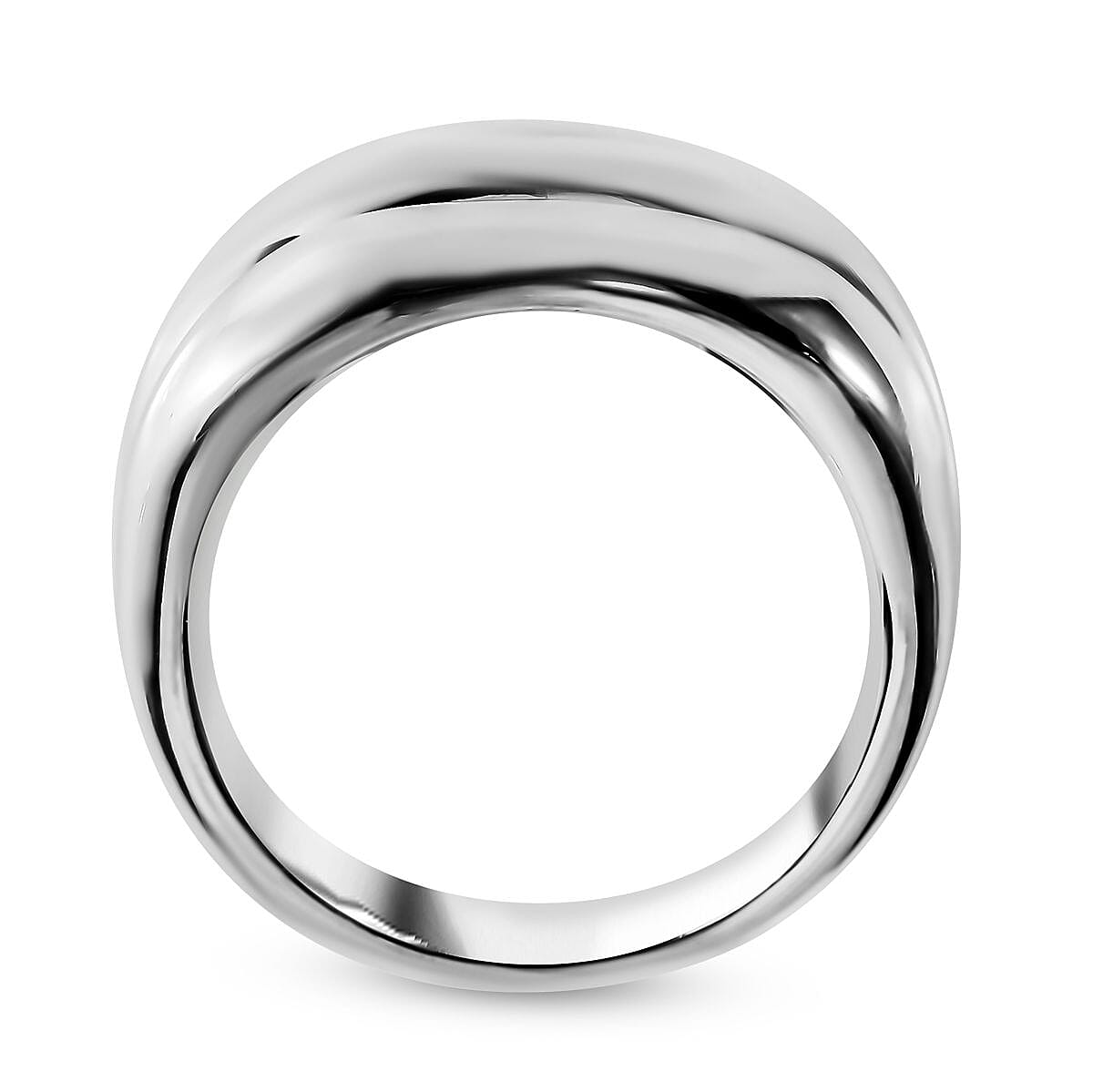 BKK Closeout - Sterling Silver Wave Design Ring 7253618 9