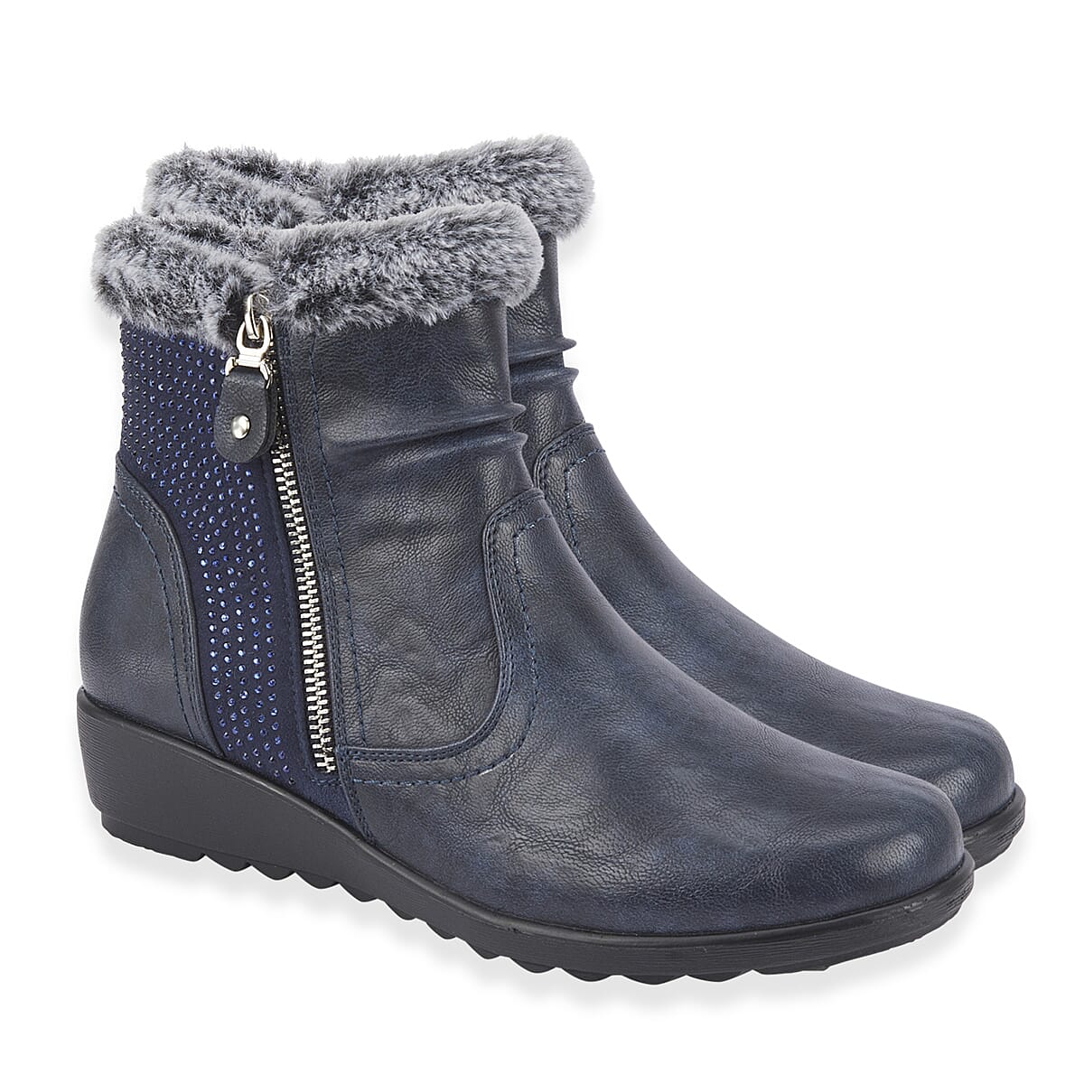 Jo &amp; Joe Ladies Shoe (Size - 6) - Navy V32578399 0