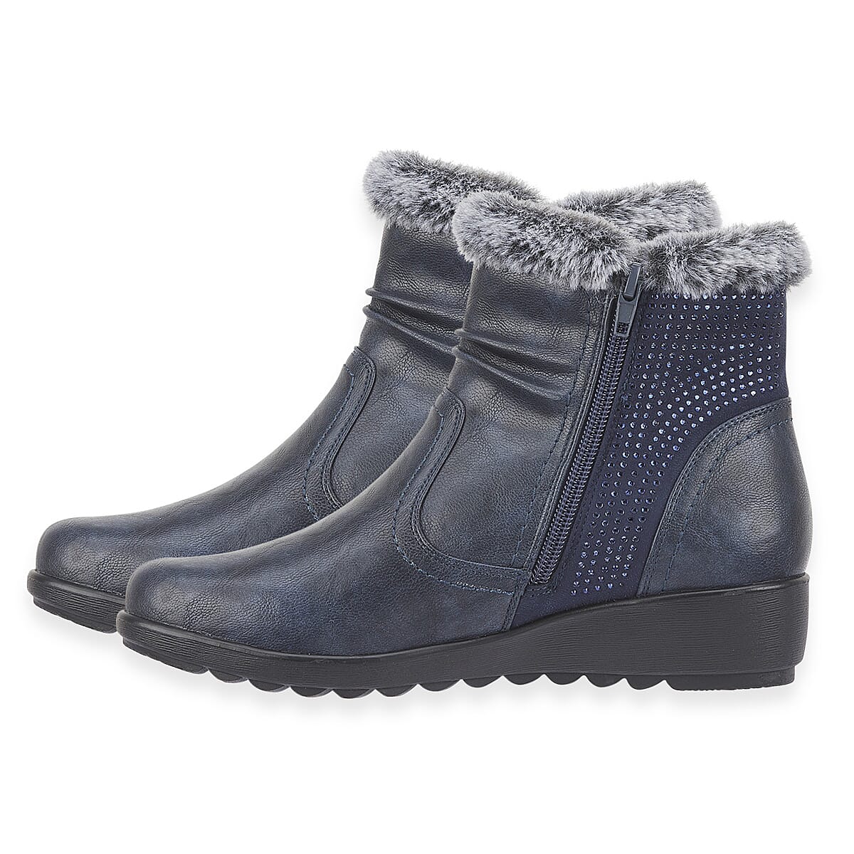 Jo &amp; Joe Ladies Shoe (Size - 6) - Navy V32578399 2