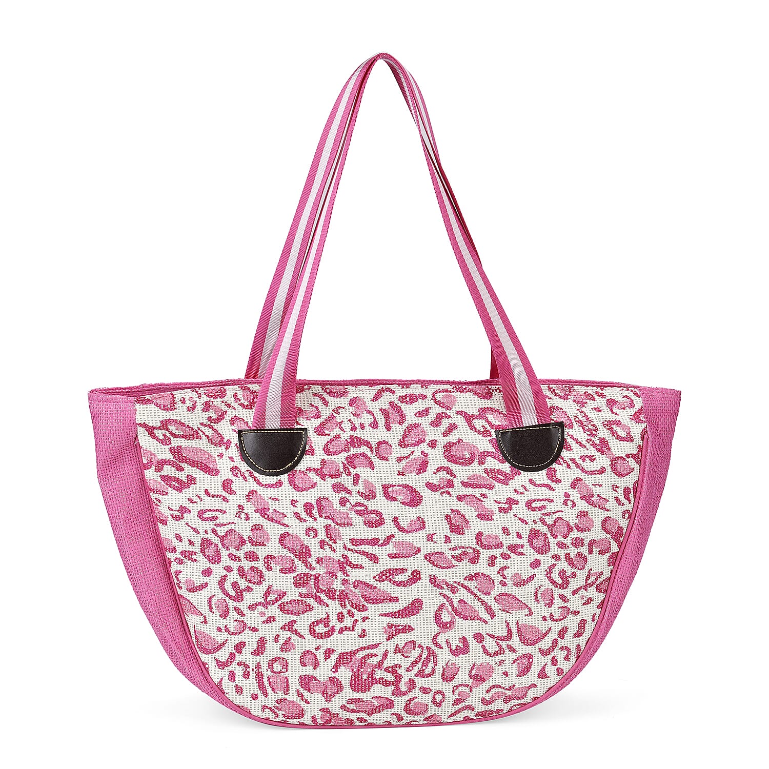 Leopard Pattern Tote Bag with Sunglasses - Pink 4268001 6