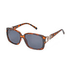 Leopard Pattern Tote Bag with Sunglasses - Pink
