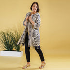 Bali Collection - 100% Cotton Zipped Jacket (Size L) - White