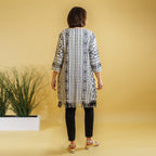 Bali Collection - 100% Cotton Zipped Jacket (Size L) - White