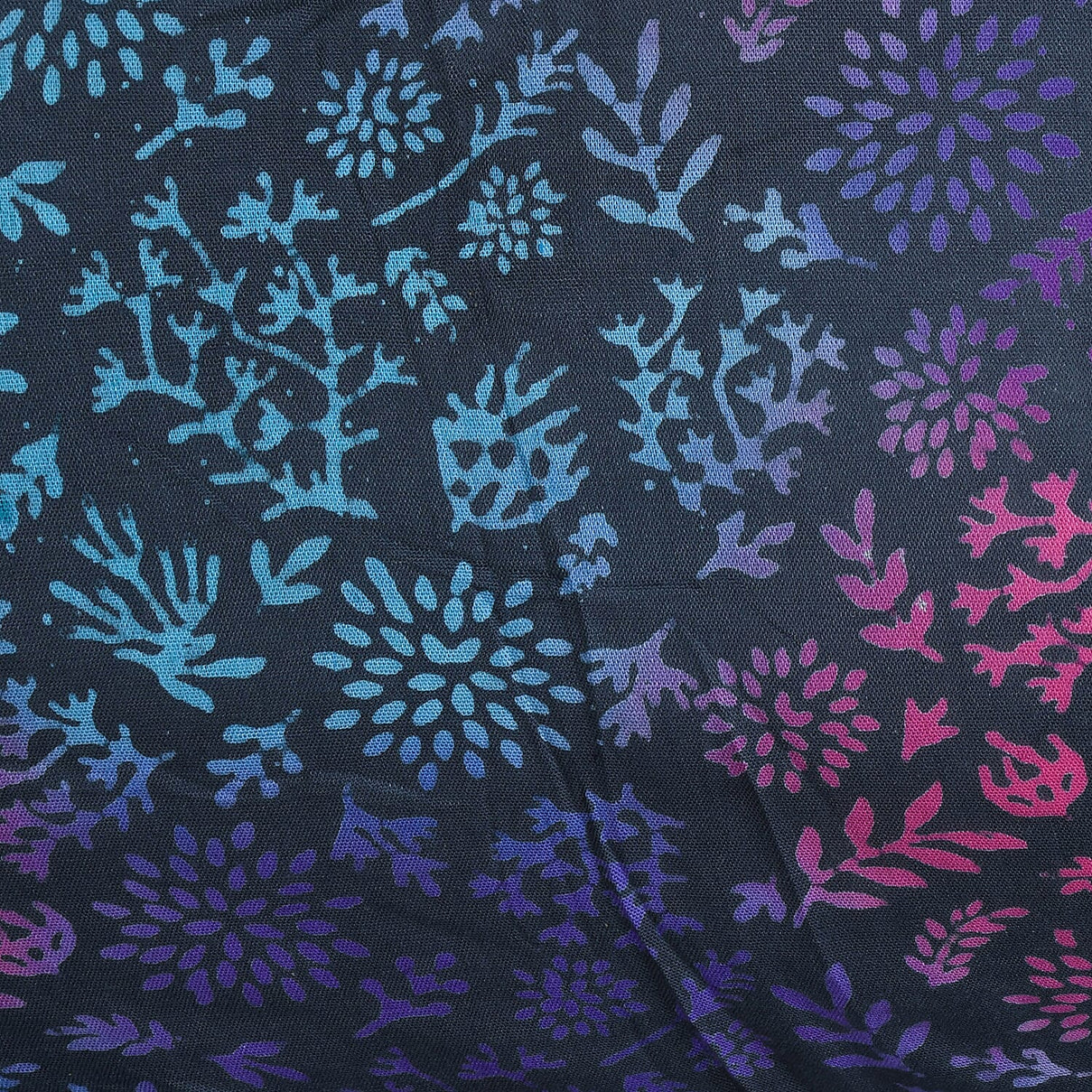 Bali Collection Printed Viscose Sarong - Black and Multi 6093419 3
