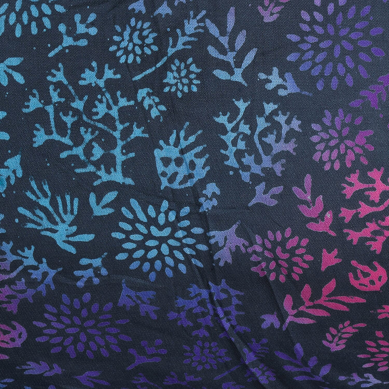 Bali Collection Printed Viscose Sarong - Black and Multi 6093419 4