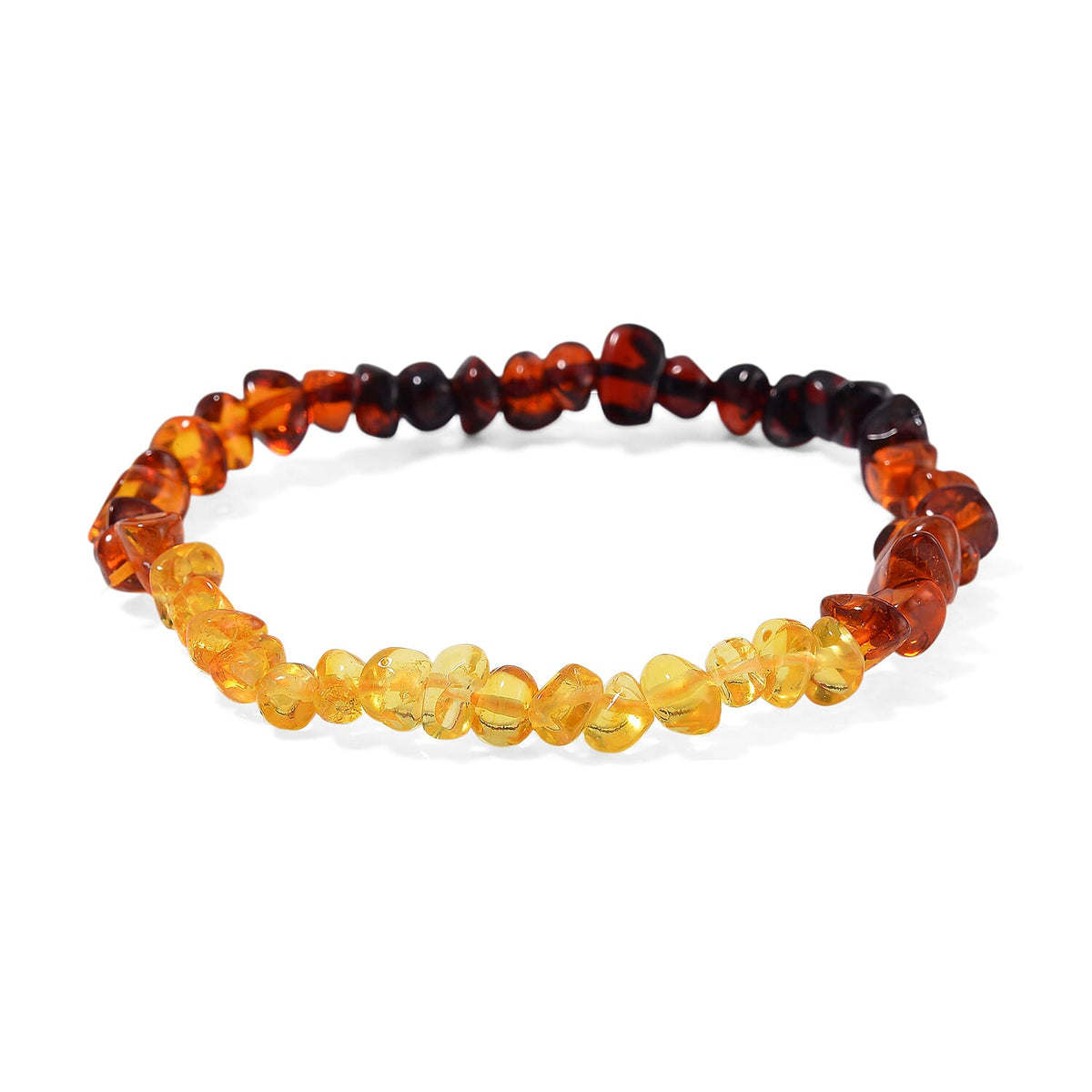 Tucson Find - Baltic Amber Bracelet (Size 7.5 Stretchable) 22.00 Ct. 8120964 0