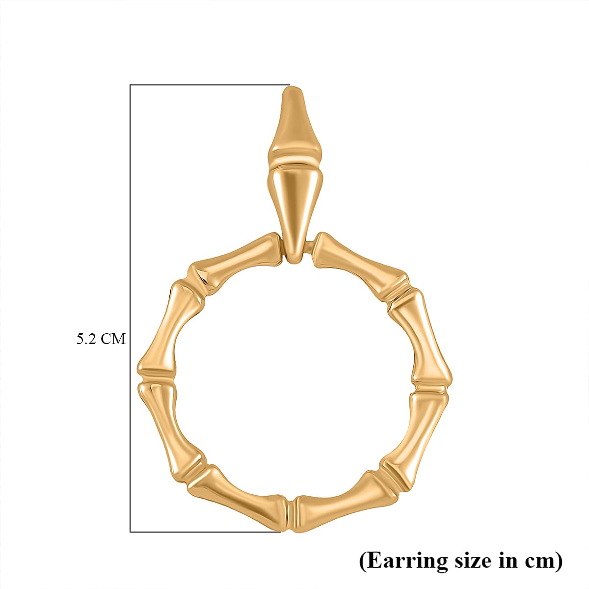 Bamboo Earrings with Push Back 7856839 6