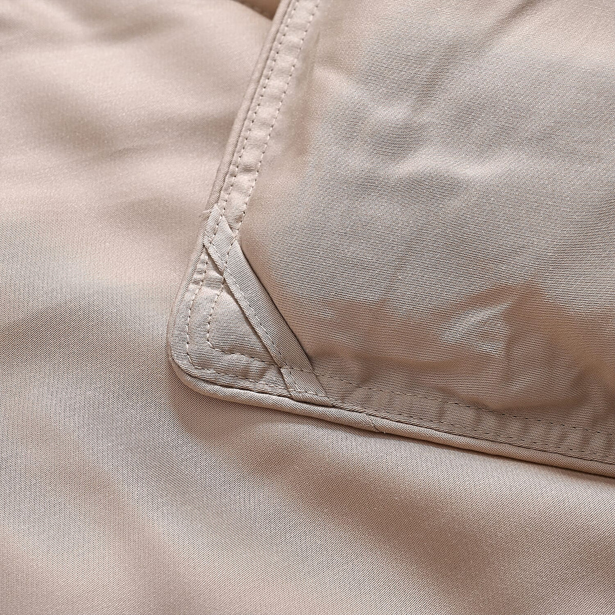 All Season 100% Mulberry Silk Filled Quilt With 100% Bamboo Cover (Size King, 225 x 220 cm) - Champagne 8237350 3